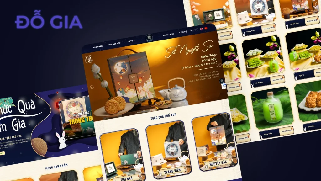 Website design for Đỗ Gia
