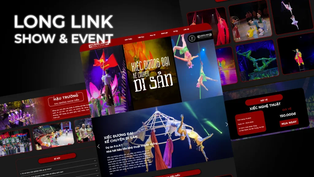 Website design for Long Link Show & Event
