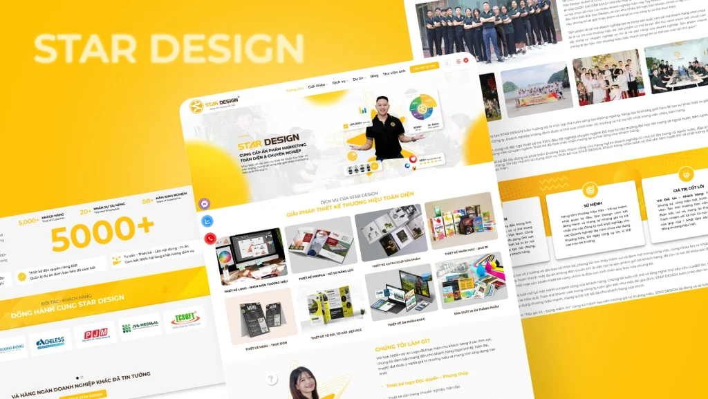 Website design for Star Design